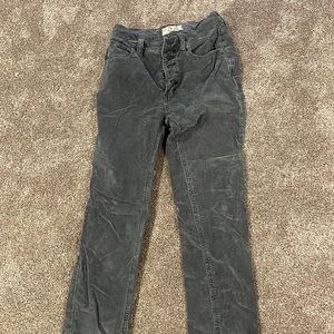 Blueish grayish courderoy pants